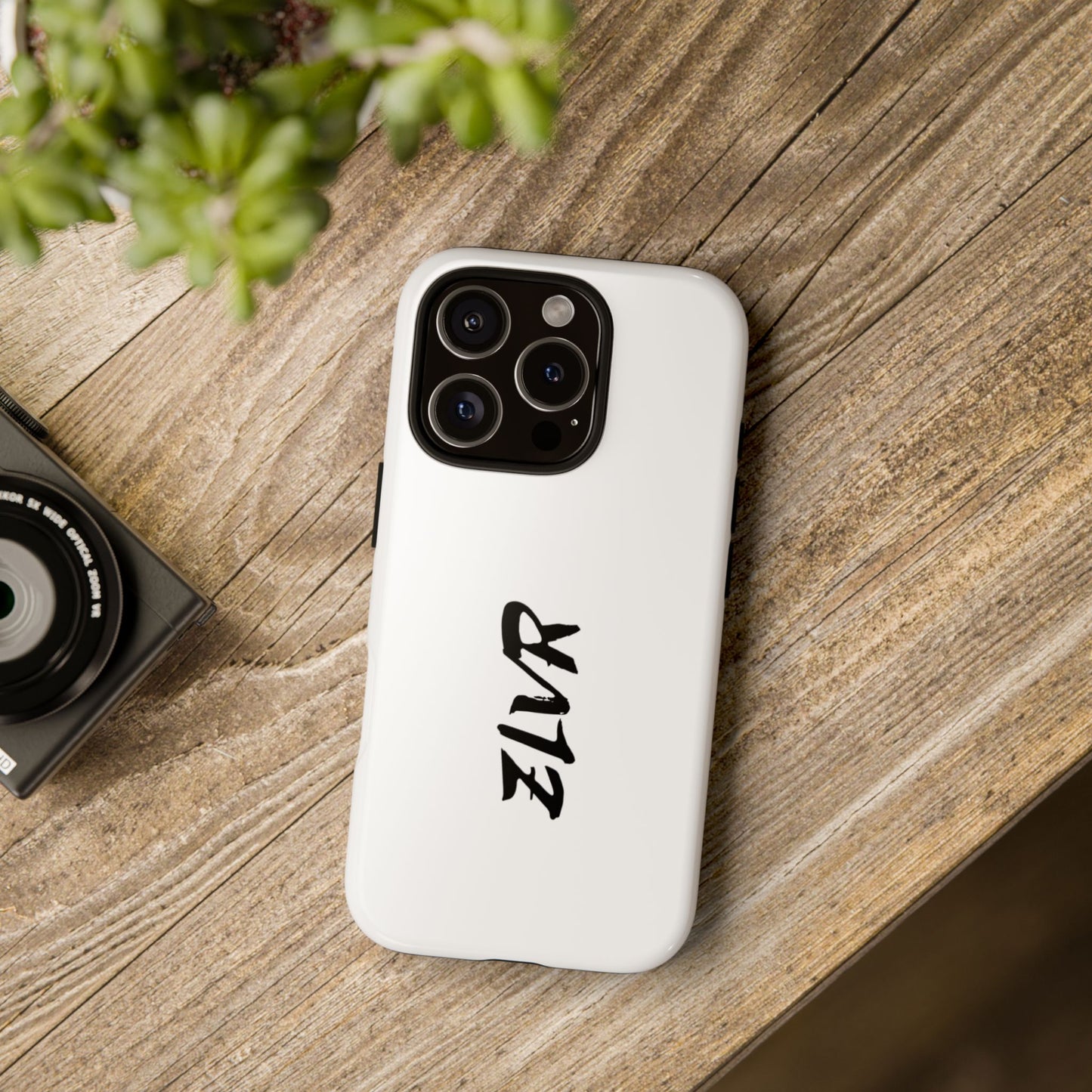 White Phone Case With ZLVR Desing For İphone 16 Pro Max - İphone X
