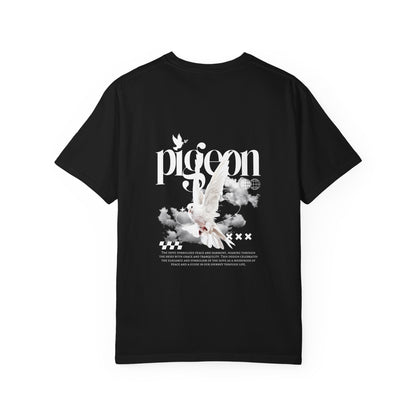 Unisex Pigeon Desing T-Shirt - The Rule of the White Wing