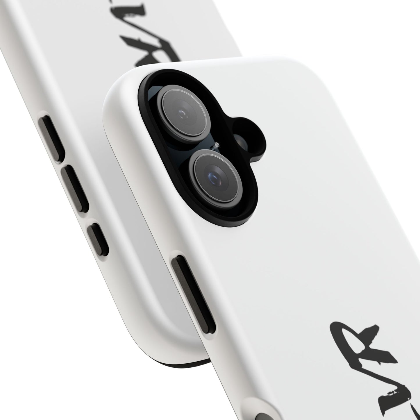 White Phone Case With ZLVR Desing For İphone 16 Pro Max - İphone X
