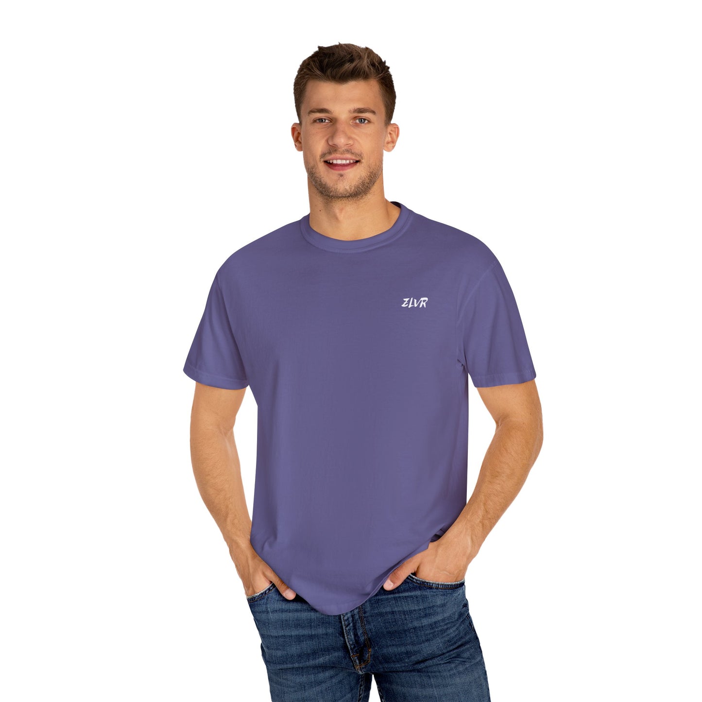 Unisex Garment-Dyed T-Shirt with "ZLVR" Design